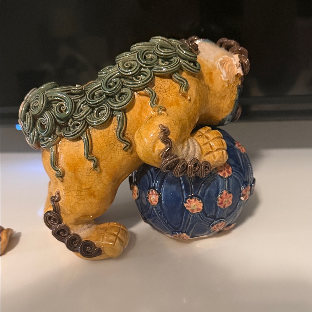 Colorful Ceramic Foo Dog - Picture 4 of 4